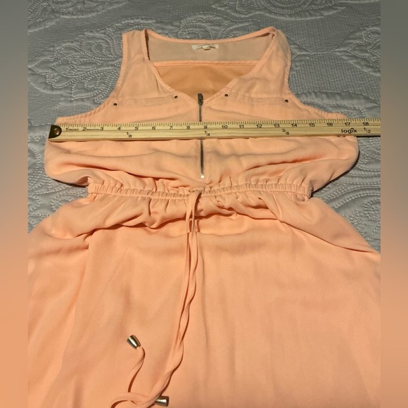 Maurices Orange Sleeveless Scoop Neck Mini Sundress - Picture 7 of 9